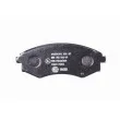 Jeu de 4 plaquettes de frein avant HELLA 8DB 355 016-691 - Visuel 3