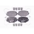 Jeu de 4 plaquettes de frein avant HELLA 8DB 355 016-861 - Visuel 1