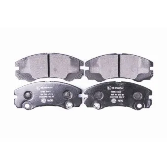 Jeu de 4 plaquettes de frein avant HELLA 8DB 355 017-131