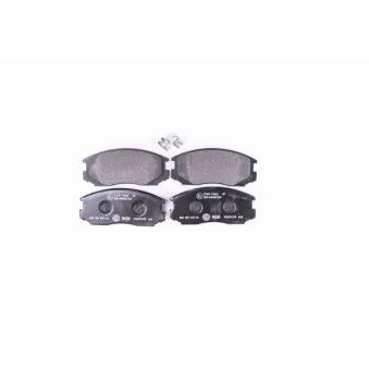 Jeu de 4 plaquettes de frein avant HELLA 8DB 355 017-161