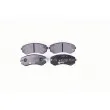 Jeu de 4 plaquettes de frein avant HELLA 8DB 355 017-201 - Visuel 1