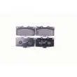 Jeu de 4 plaquettes de frein avant HELLA 8DB 355 017-211 - Visuel 1