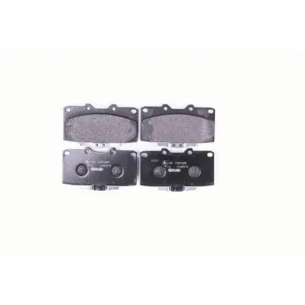 Jeu de 4 plaquettes de frein avant HELLA 8DB 355 017-211