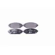 Jeu de 4 plaquettes de frein avant HELLA 8DB 355 017-261 - Visuel 1