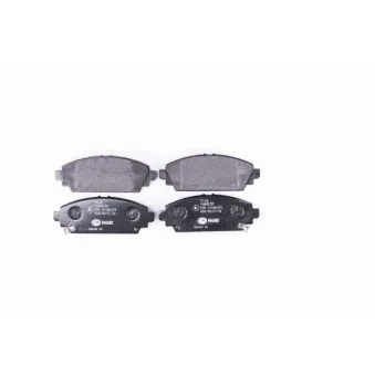 Jeu de 4 plaquettes de frein avant HELLA 8DB 355 017-261