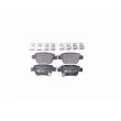 Jeu de 4 plaquettes de frein arrière HELLA 8DB 355 017-331 - Visuel 1