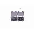 Jeu de 4 plaquettes de frein avant HELLA 8DB 355 017-421 - Visuel 1