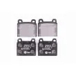 Jeu de 4 plaquettes de frein avant HELLA 8DB 355 017-451 - Visuel 1