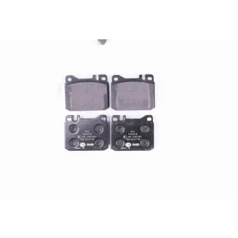 Jeu de 4 plaquettes de frein avant HELLA 8DB 355 017-481