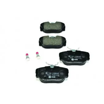 Jeu de 4 plaquettes de frein avant HELLA 8DB 355 017-811