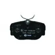 Jeu de 4 plaquettes de frein avant HELLA 8DB 355 017-811 - Visuel 3