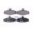 Jeu de 4 plaquettes de frein avant HELLA 8DB 355 017-931 - Visuel 1