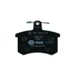 Jeu de 4 plaquettes de frein arrière HELLA 8DB 355 017-951 - Visuel 3