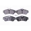 Jeu de 4 plaquettes de frein avant HELLA 8DB 355 018-011 - Visuel 1