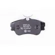 Jeu de 4 plaquettes de frein avant HELLA 8DB 355 018-071 - Visuel 3