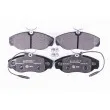 Jeu de 4 plaquettes de frein avant HELLA 8DB 355 018-141 - Visuel 1