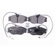 Jeu de 4 plaquettes de frein avant HELLA 8DB 355 018-171 - Visuel 1