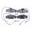 Jeu de 4 plaquettes de frein avant HELLA 8DB 355 018-201 - Visuel 1