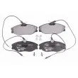 Jeu de 4 plaquettes de frein avant HELLA 8DB 355 018-221 - Visuel 1