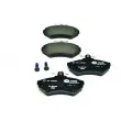 Jeu de 4 plaquettes de frein avant HELLA 8DB 355 018-241 - Visuel 1