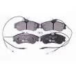 Jeu de 4 plaquettes de frein avant HELLA 8DB 355 018-261 - Visuel 1