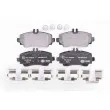 Jeu de 4 plaquettes de frein avant HELLA 8DB 355 018-311 - Visuel 1