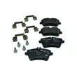 Jeu de 4 plaquettes de frein avant HELLA 8DB 355 018-331 - Visuel 1