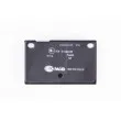 Jeu de 4 plaquettes de frein avant HELLA 8DB 355 018-391 - Visuel 3