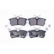 Jeu de 4 plaquettes de frein arrière HELLA 8DB 355 018-411 - Visuel 1