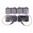 Jeu de 4 plaquettes de frein avant HELLA 8DB 355 018-421 - Visuel 1