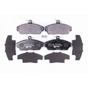Jeu de 4 plaquettes de frein avant HELLA 8DB 355 018-431