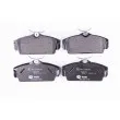 Jeu de 4 plaquettes de frein avant HELLA 8DB 355 018-441 - Visuel 1