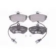Jeu de 4 plaquettes de frein avant HELLA 8DB 355 018-451 - Visuel 1