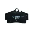 Jeu de 4 plaquettes de frein arrière HELLA 8DB 355 018-481 - Visuel 3