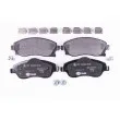 Jeu de 4 plaquettes de frein avant HELLA 8DB 355 018-511 - Visuel 1