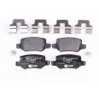 Jeu de 4 plaquettes de frein arrière HELLA 8DB 355 018-531 - Visuel 1