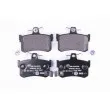 Jeu de 4 plaquettes de frein arrière HELLA 8DB 355 018-611 - Visuel 1