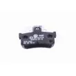Jeu de 4 plaquettes de frein arrière HELLA 8DB 355 018-611 - Visuel 3