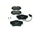 Jeu de 4 plaquettes de frein avant HELLA 8DB 355 018-621 - Visuel 1