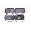 Jeu de 4 plaquettes de frein avant HELLA 8DB 355 018-631 - Visuel 1