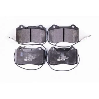 Jeu de 4 plaquettes de frein avant HELLA 8DB 355 018-631