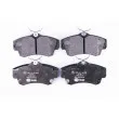 Jeu de 4 plaquettes de frein avant HELLA 8DB 355 018-651 - Visuel 1