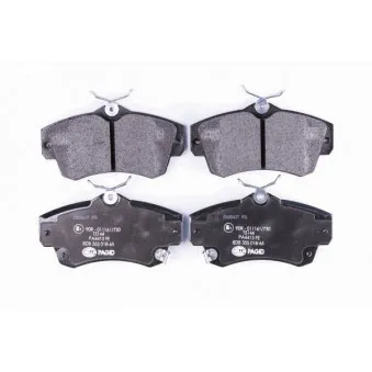 Jeu de 4 plaquettes de frein avant HELLA 8DB 355 018-651