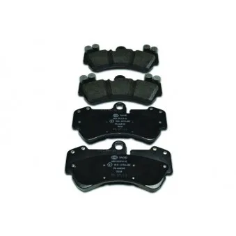 Jeu de 4 plaquettes de frein avant HELLA 8DB 355 018-701