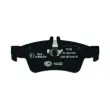 Jeu de 4 plaquettes de frein arrière HELLA 8DB 355 018-751 - Visuel 3