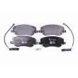 Jeu de 4 plaquettes de frein avant HELLA 8DB 355 018-761 - Visuel 1
