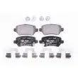 Jeu de 4 plaquettes de frein arrière HELLA 8DB 355 018-781 - Visuel 1