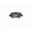 Jeu de 4 plaquettes de frein arrière HELLA 8DB 355 018-781 - Visuel 3