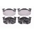 Jeu de 4 plaquettes de frein arrière HELLA 8DB 355 018-951 - Visuel 1