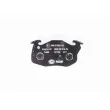 Jeu de 4 plaquettes de frein avant HELLA 8DB 355 018-961 - Visuel 3